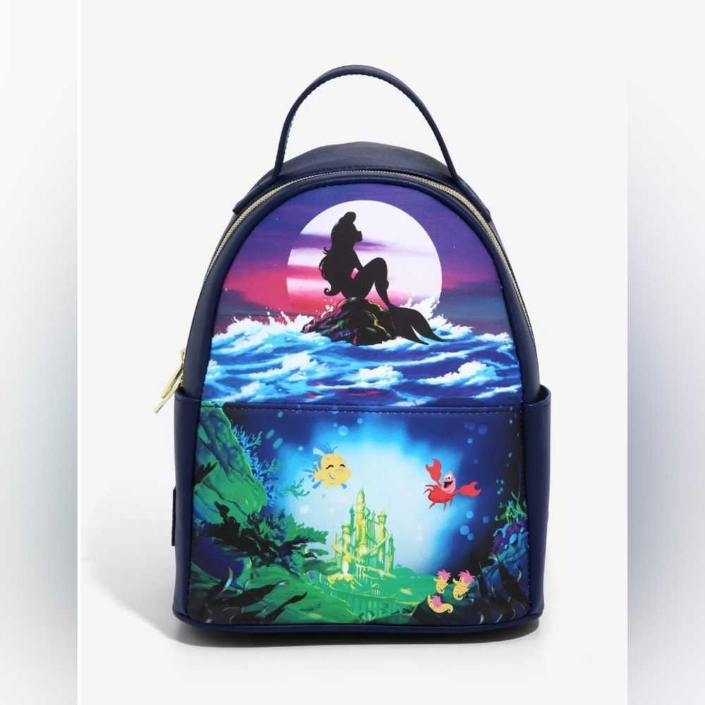 Loungefly Disney The Little Mermaid Silhouette Mini Backpack